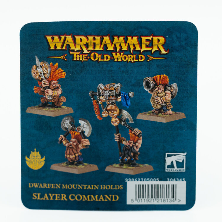 Games Workshop Warhammer Warhammer The Old World - Dwarfen Mountain Holds: Slayers Command