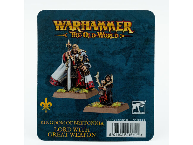 Games Workshop Warhammer Kingdom of Bretonnia: Lord with Great Weapon