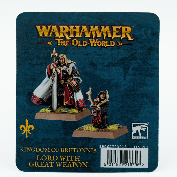 Games Workshop Warhammer Warhammer The Old World - Kingdom of Bretonnia: Lord with Great Weapon