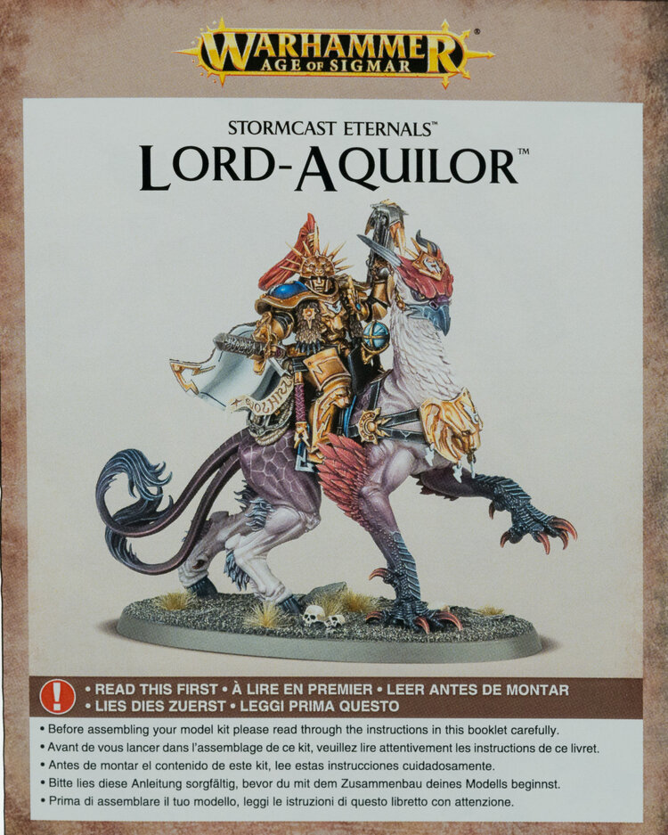 Games Workshop Warhammer Warhammer Age of Sigmar - Stormcast Eternals: Lord Aquilor