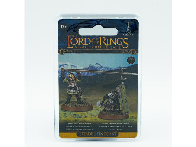 Games Workshop Warhammer Middle-Earth: Dwarf Vault Warden Team