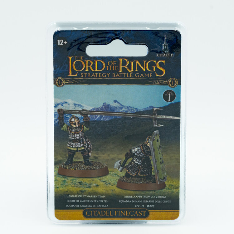 Games Workshop Warhammer Games Workshop - Middle-Earth: Dwarf Vault Warden Team