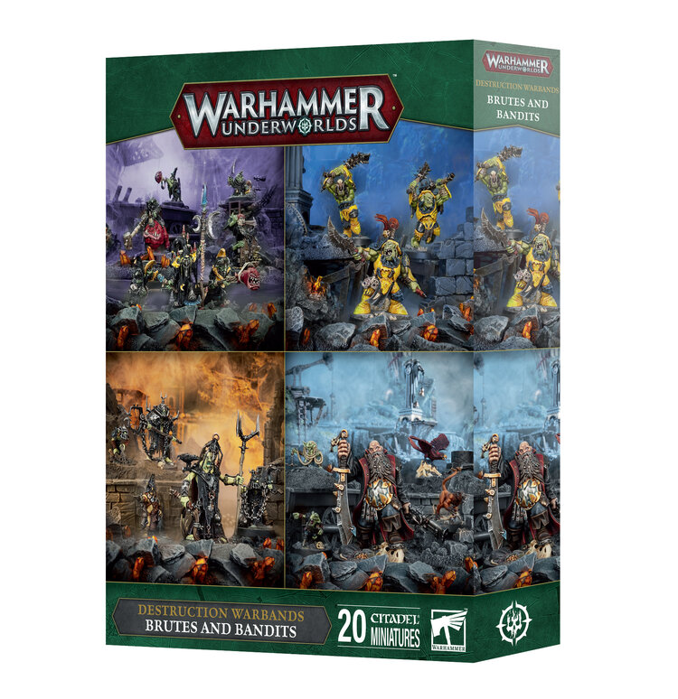 Games Workshop Warhammer Games Workshop - Warhammer Underworlds: Destruction Warbands - Brutes and Bandits