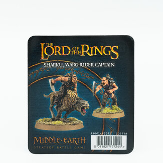 Games Workshop Middle-Earth: Sharku, Warg Rider Captain