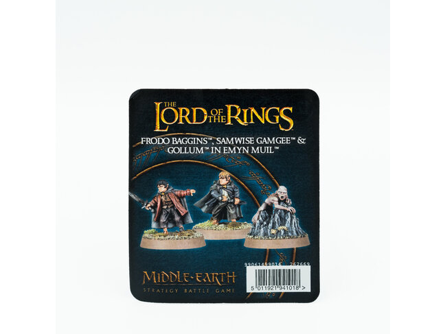 Games Workshop Warhammer Middle-Earth: Frodo Baggins, Samwise Gamgee and Gollum in Emyn Muil