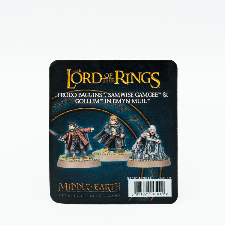 Games Workshop Warhammer Games Workshop - Middle-Earth: Frodo Baggins, Samwise Gmgee and Gollum in Emyn Muil