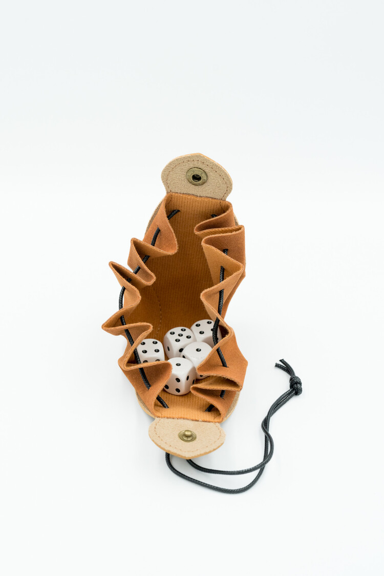Würfelz Würfelz: Dice Bag Leather Brown
