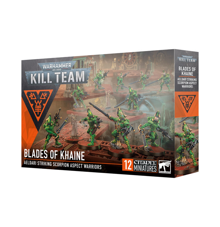 Games Workshop Warhammer Warhammer 40000 - Kill Team: Blades of Khaine | Aeldari: Striking Scorpion Aspect Warriors