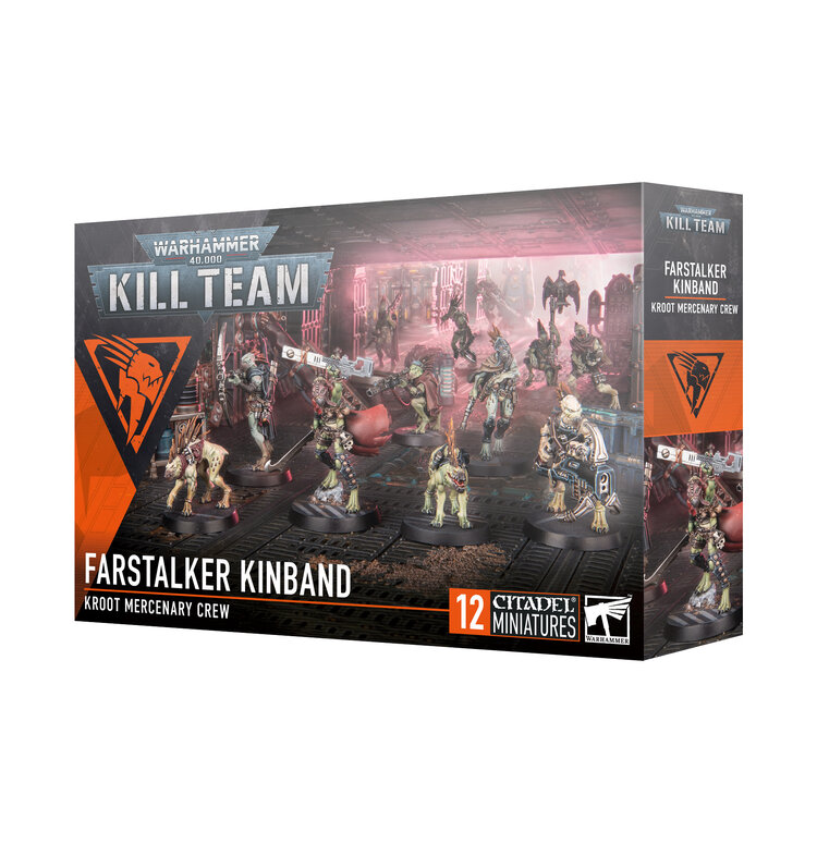 Games Workshop Warhammer Warhammer 40000 - Kill Team: Farstalker Kinband | T'au Empire: Kroot Mercenary Crew