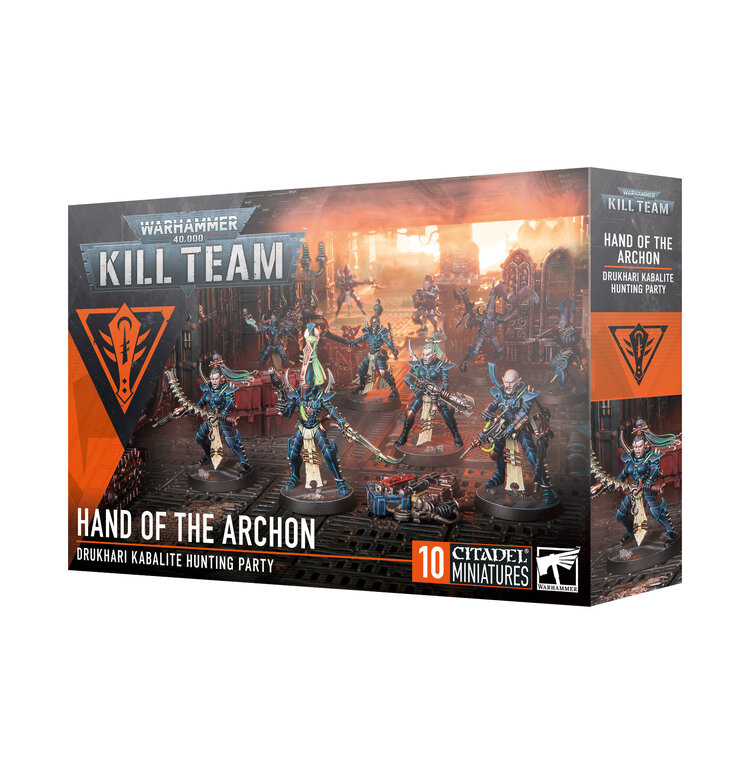 Games Workshop Warhammer Warhammer 40000 - Kill Team: Hand of the Archon | Drukhari: Kabalite Hunting Party