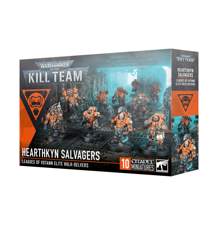 Games Workshop Warhammer Warhammer 40000 - Kill Team: Hearthkyn Salvagers | Leagues of Votann:  Elite Hulk-Delvers