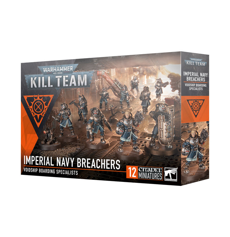 Games Workshop Warhammer Warhammer 40000 - Kill Team: Imperial Navy Breachers | Imperial Agents: Voidship Boarding Specialists
