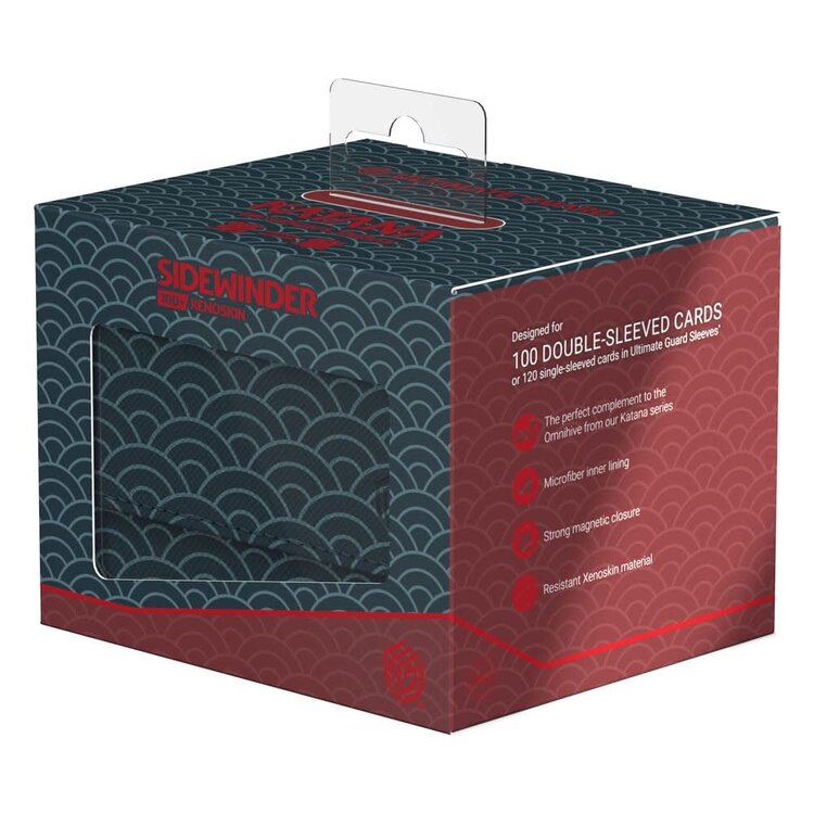 Ultimate Guard Ultimate Guard: Sidewinder 100+ Seigaiha (Dark Blue/Dark Red)