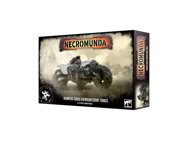 Games Workshop Warhammer Necromunda: Ironhead Squat Svenotar Scout Trikes
