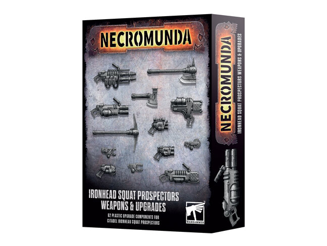 Games Workshop Warhammer Necromunda: Ironhead Squat Prospectors - Weapons & Upgrades
