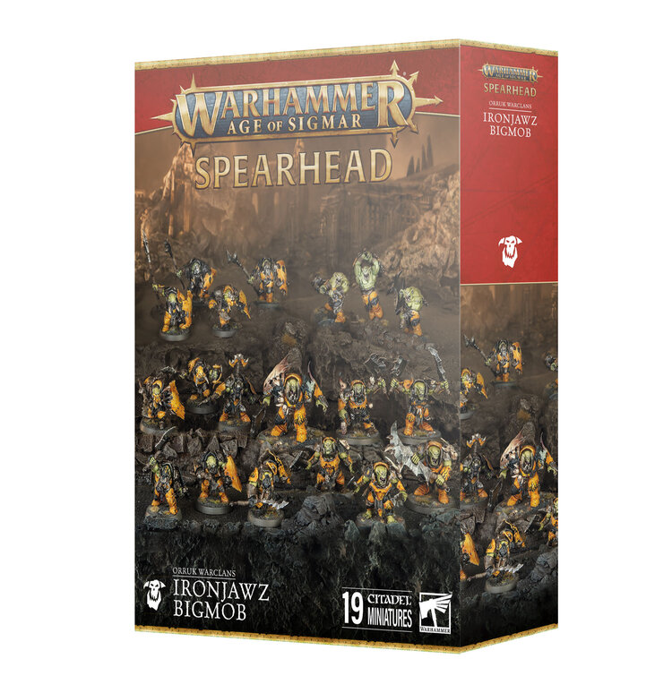 Games Workshop Warhammer Warhammer Age of Sigmar - Spearhead: Orruk Warclans - Ironjawz Bigmob