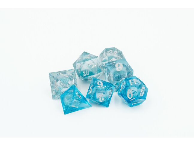 Würfelz Ocean Breeze Glitter - 7 Die Sharp Edged Resin Set