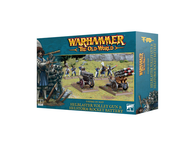 Games Workshop Warhammer Empire of Man: Helblaster Volley Gun & Helstorm Rocket Battery