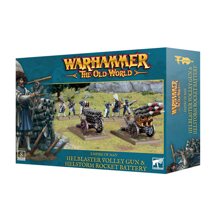 Games Workshop Warhammer Warhammer The Old World - Empire of Man: Helblaster Volley Gun & Helstorm Rocket Battery