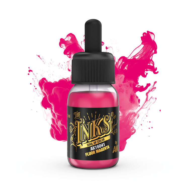 AK Interactive AK Interactive: The Inks - Fluor Magenta