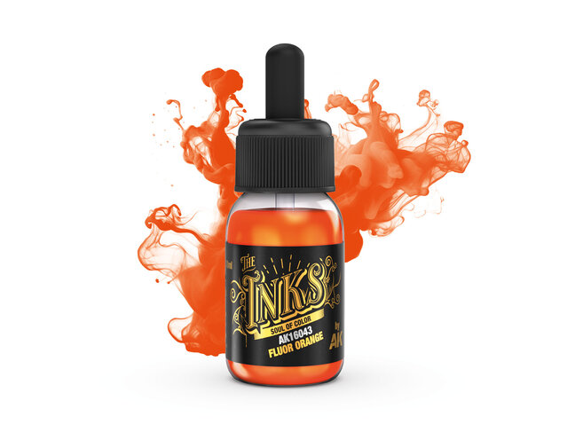 AK Interactive The Inks - Fluor Orange
