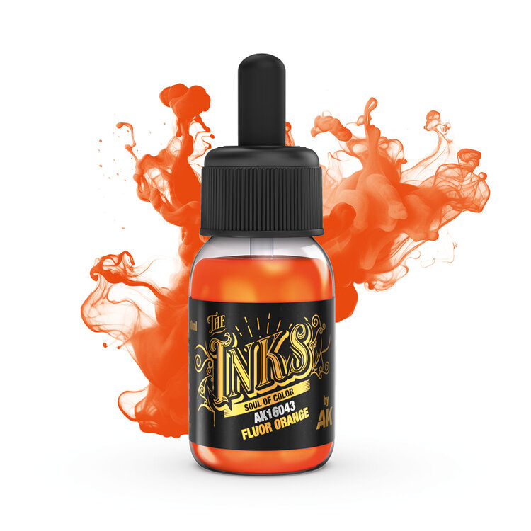 AK Interactive AK Interactive: The Inks - Fluor Orange