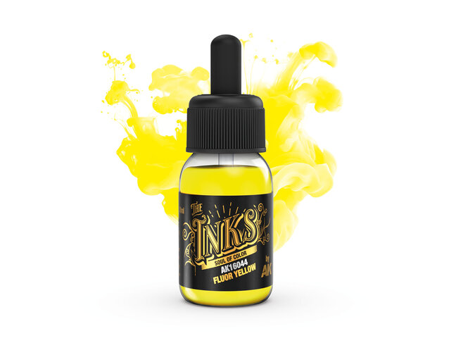 AK Interactive The Inks - Fluor Yellow