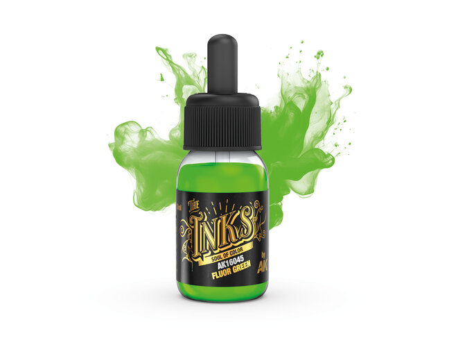 AK Interactive The Inks - Fluor Green