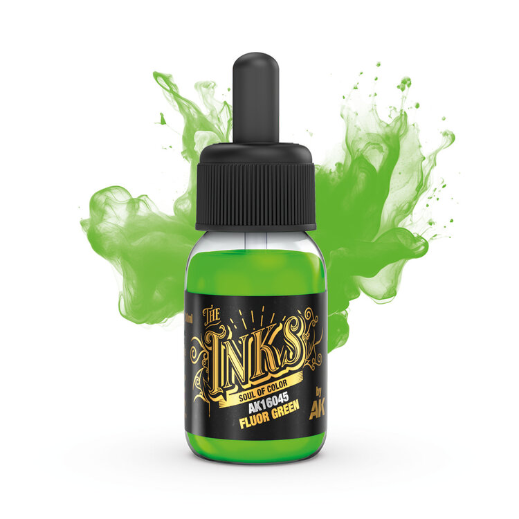 AK Interactive AK Interactive: The Inks - Fluor Green