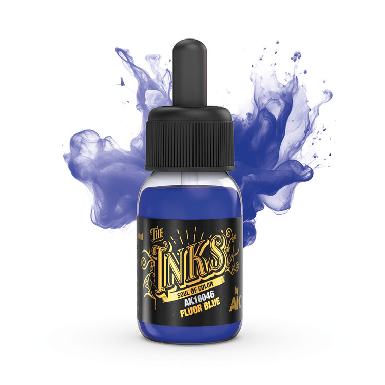 AK Interactive AK Interactive: The Inks - Fluor Blue