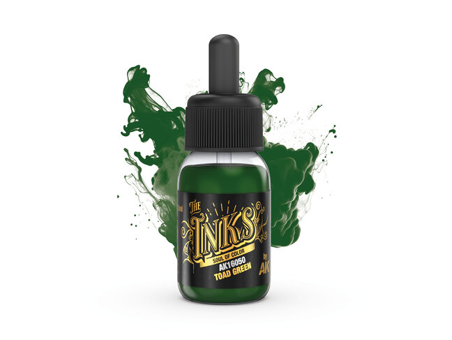 AK Interactive The Inks - Toad Green
