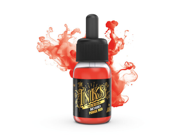 AK Interactive The Inks - Forge Red
