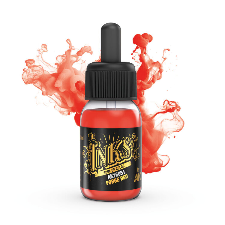AK Interactive AK Interactive: The Inks - Forge Red