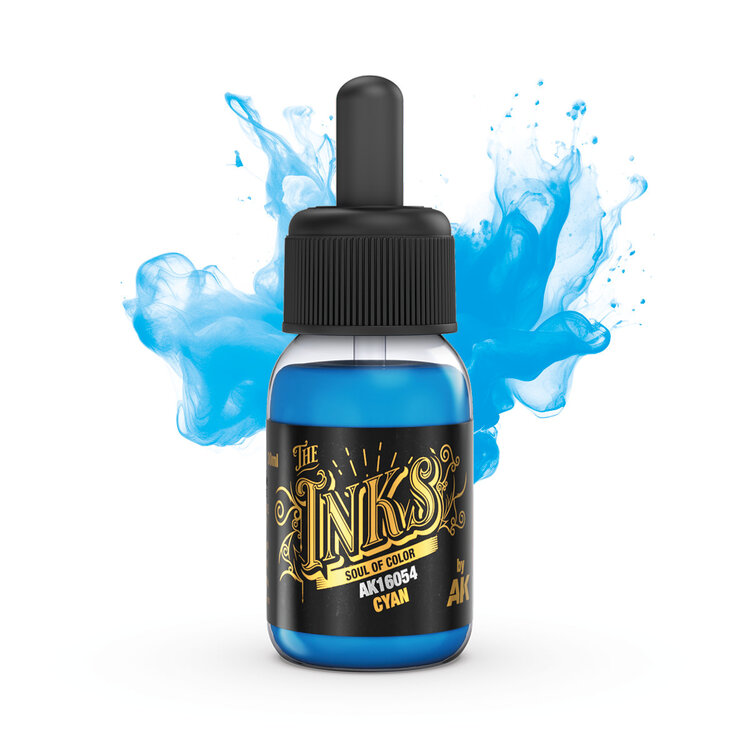 AK Interactive AK Interactive: The Inks - Cyan