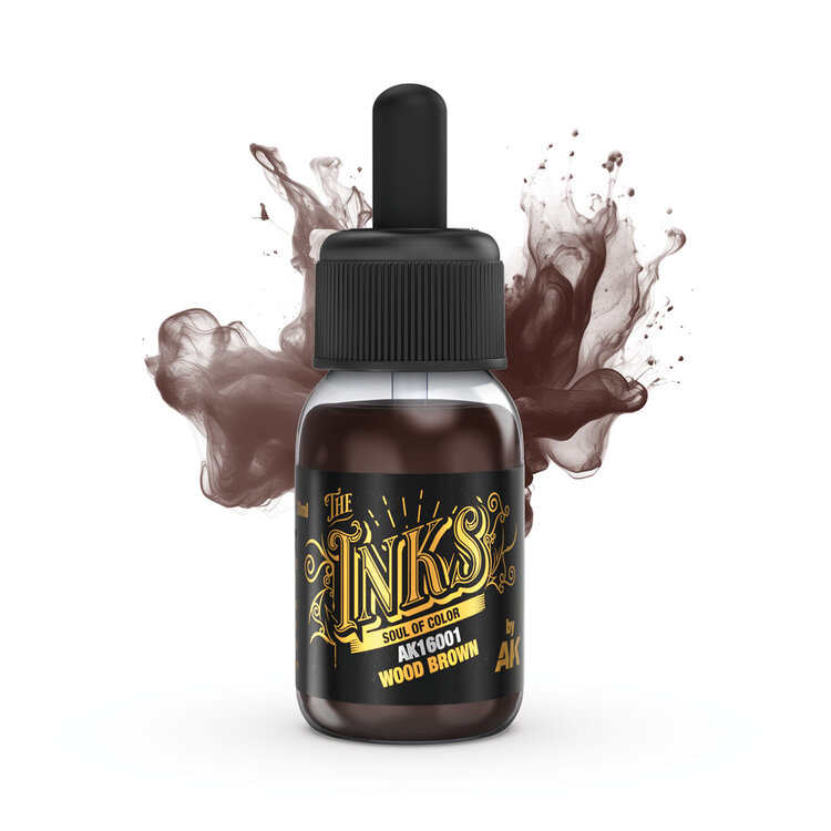 AK Interactive AK Interactive: The Inks - Wood Brown