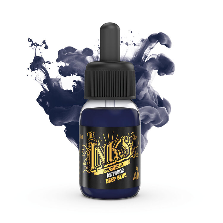 AK Interactive AK Interactive: The Inks - Deep Blue