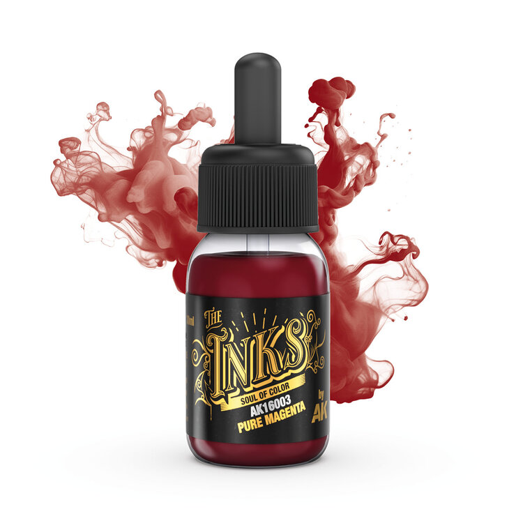 AK Interactive AK Interactive: The Inks - Pure Magenta