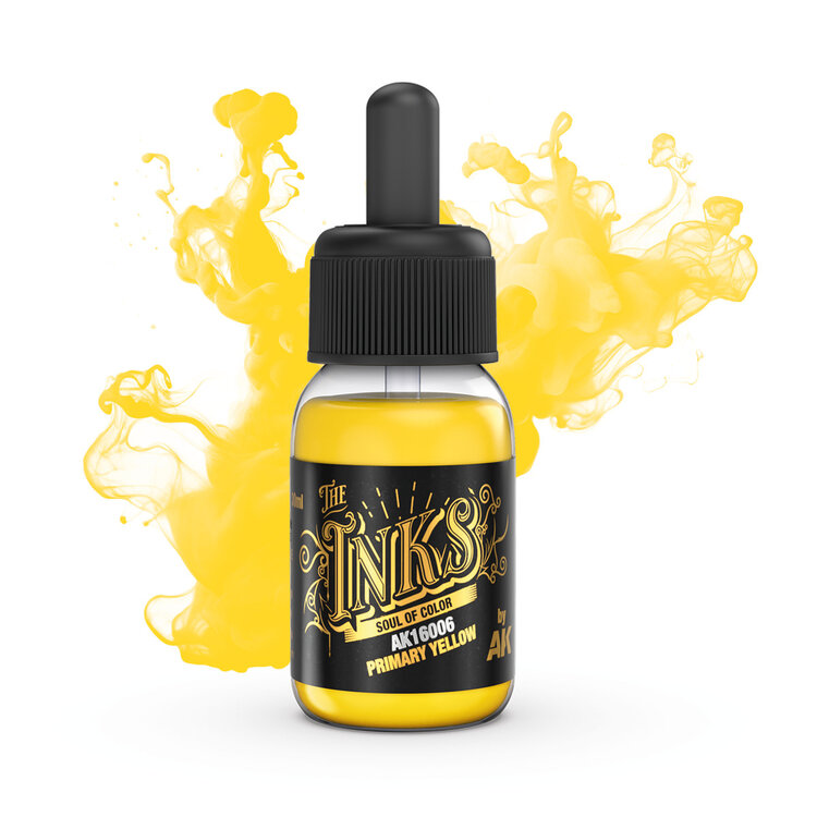 AK Interactive AK Interactive: The Inks - Primary Yellow