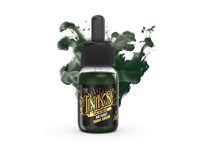 AK Interactive The Inks - Camo Green