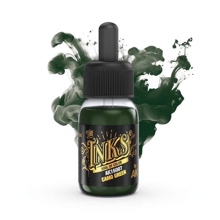 AK Interactive AK Interactive: The Inks - Camo Green