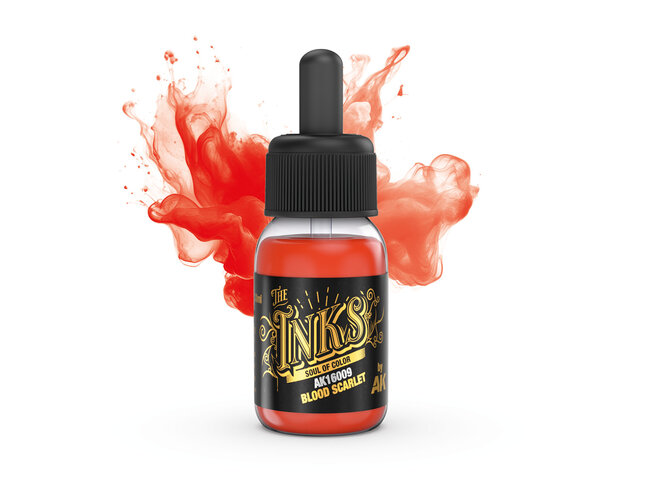AK Interactive The Inks - Blood Scarlet