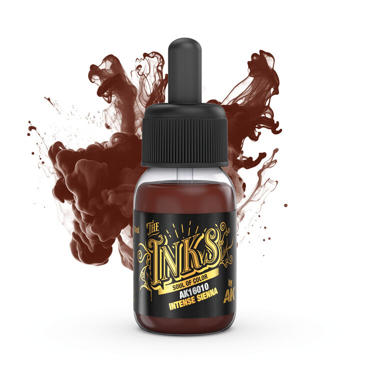 AK Interactive AK Interactive: The Inks - Intense Sienna
