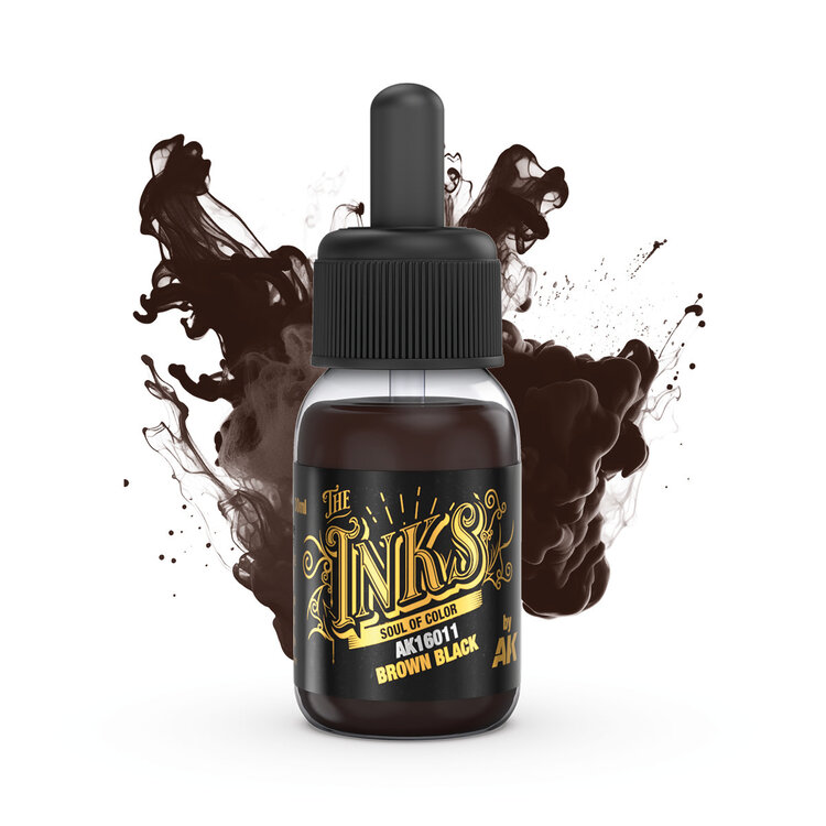 AK Interactive AK Interactive: The Inks - Brown Black