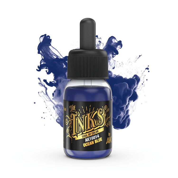 AK Interactive AK Interactive: The Inks - Ocean Blue