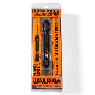 AK Interactive Hand Drill Precision Pin Vise (0.2mm - 3.4mm)