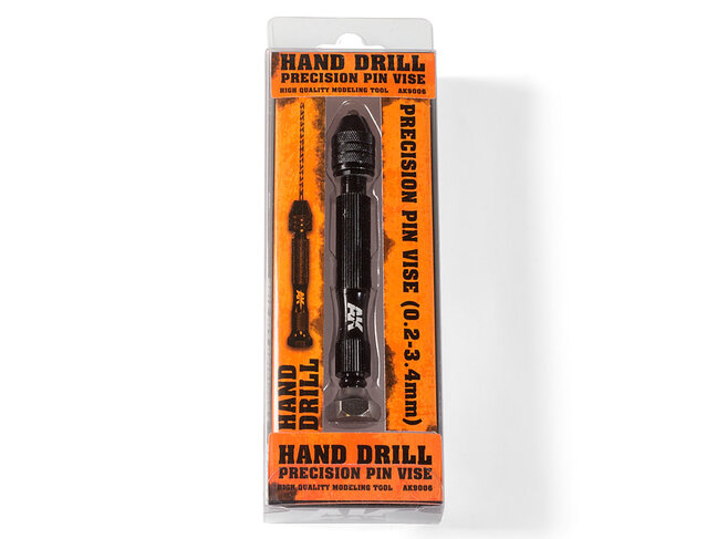AK Interactive Hand Drill Precision Pin Vise (0.2mm - 3.4mm)
