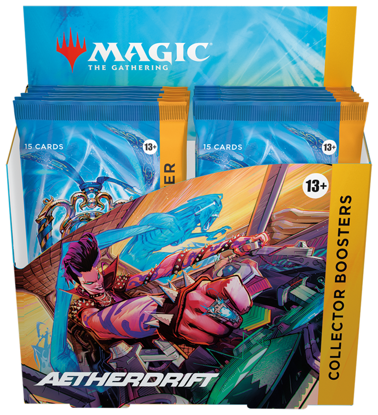 Magic: The Gathering Wizards of the Coast - Magic: The Gathering - Aetherdrift: Collector Booster Display (en)