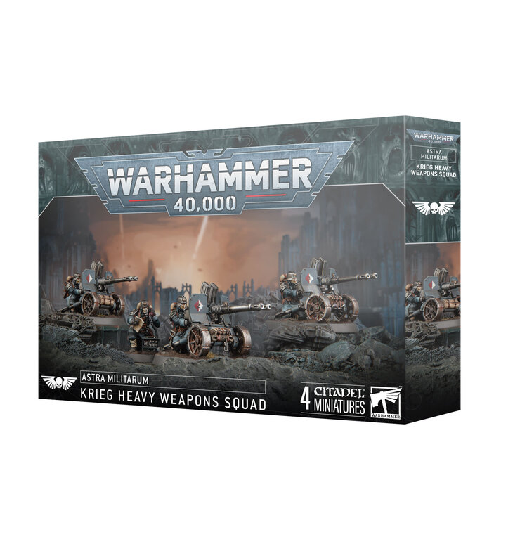 Games Workshop Warhammer Warhammer 40000 - Astra Militarum: Krieg Heavy Weapons Squad