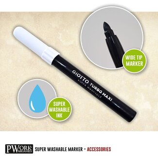 PWork Wargames Super Washable Marker - Black