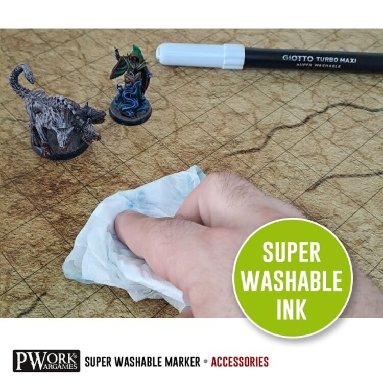 PWork Wargames PWork Wargames: Super Washable Marker - Black
